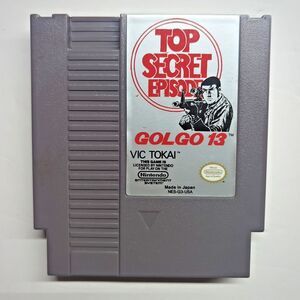 Golgo 13: Top Secret Episode (Nintendo NES, 1988) Authentic Game & Dust Cover